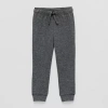 Okie Dokie Active Toddler & Little Boys Moisture Wicking Cuffed Regular Fit Jogger Pant In Gray