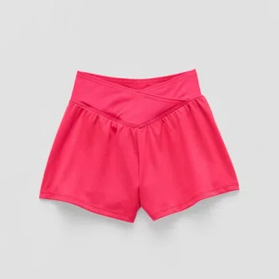 Okie Dokie Active Toddler & Little Girls Pull-on Short In Pink