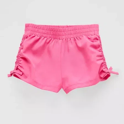 Okie Dokie Active Toddler & Little Girls Pull-on Short In Pink