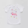 Okie Dokie Active Toddler & Little Girls Round Neck Short Sleeve Regular Fit Graphic T-shirt In White