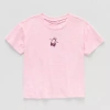 Okie Dokie Active Toddler & Little Girls Round Neck Short Sleeve Relaxed Fit Graphic T-shirt In Pink