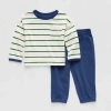 Okie Dokie Baby Boys 2-pc. Pant Set In Blue