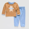 Okie Dokie Baby Boys 2-pc. Pant Set In Blue