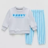 Okie Dokie Baby Boys 2-pc. Pant Set In Gray