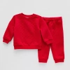 Okie Dokie Baby Boys 2-pc. Pant Set In Red