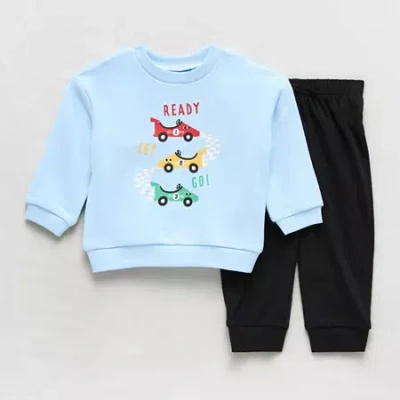 Okie Dokie Baby Boys 2-pc. Pant Set In Multi