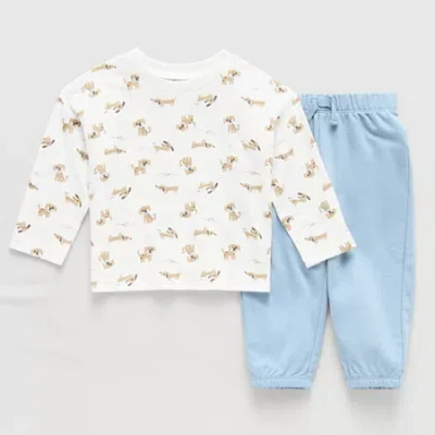 Okie Dokie Baby Boys 2-pc. Pant Set In Multi