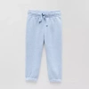 Okie Dokie Baby Boys Cuffed Regular Fit Fleece Pull-on Pant In Blue