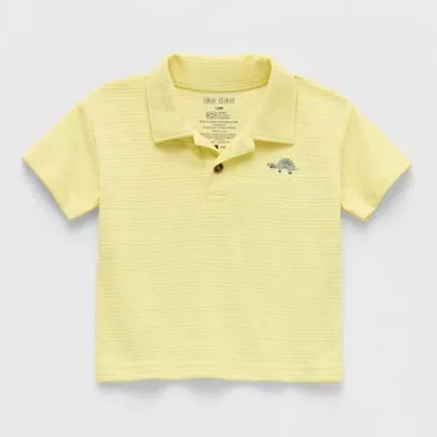 Okie Dokie Baby Boys Short Sleeve T-shirt In Yellow