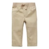 Okie Dokie Baby Boys Straight Original Fit Pull-on Pant In Brown