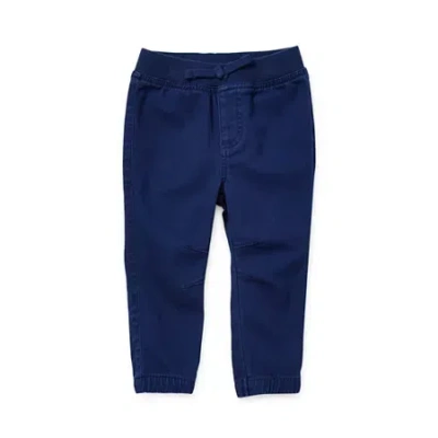 Okie Dokie Baby Boys Tapered Regular Fit Pull-on Pant In Blue
