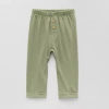 Okie Dokie Baby Boys Tapered Regular Fit Pull-on Pant In Green