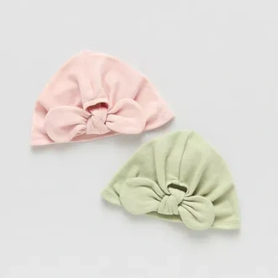 Okie Dokie Baby Girls 2-pc. Multi-pack Baby Hat In Pink