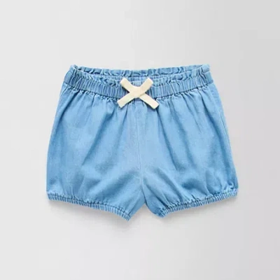 Okie Dokie Baby Girls Bubble Short In Blue