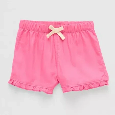 Okie Dokie Baby Girls Bubble Short In Pink