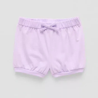 Okie Dokie Baby Girls Bubble Short In Purple