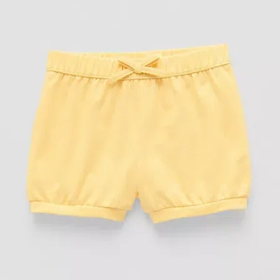 Okie Dokie Baby Girls Bubble Short In Yellow