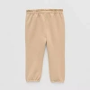 Okie Dokie Baby Girls Cuffed Regular Fit Pull-on Pant In Sand