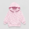 Okie Dokie Baby Girls Fleece Hooded Lightweight Jacket In Pink