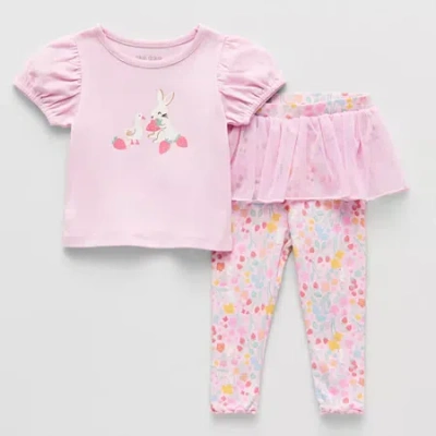 Okie Dokie Baby Girls Legging Set In Multi