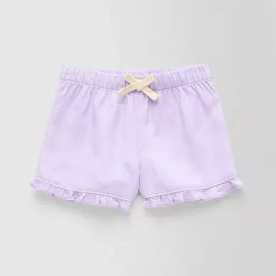 Okie Dokie Baby Girls Pull-on Short In Purple