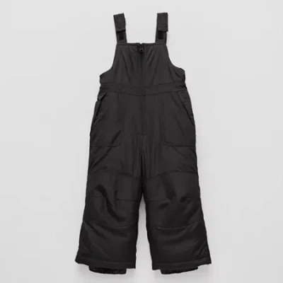 Okie Dokie Babies' Boys Water Resistant Heavyweight Snow Bib In Black