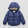 Okie Dokie Girls Water Resistant Heavyweight Puffer Jacket In Blue