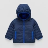 Okie Dokie Reversible Boys Water Resistant Midweight Puffer Jacket In Blue