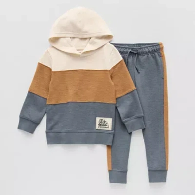 Okie Dokie Toddler & Little Boys 2-pc. Pant Set In Gray