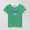 Okie Dokie Toddler & Little Boys Crew Neck Short Sleeve Graphic T-shirt In Green