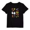Okie Dokie Toddler & Little Boys Crew Neck Short Sleeve Regular Fit Graphic T-shirt In Black