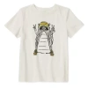 Okie Dokie Toddler & Little Boys Crew Neck Short Sleeve Regular Fit Graphic T-shirt In White