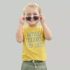 Okie Dokie Toddler & Little Boys Crew Neck Short Sleeve Regular Fit Graphic T-shirt In Yellow