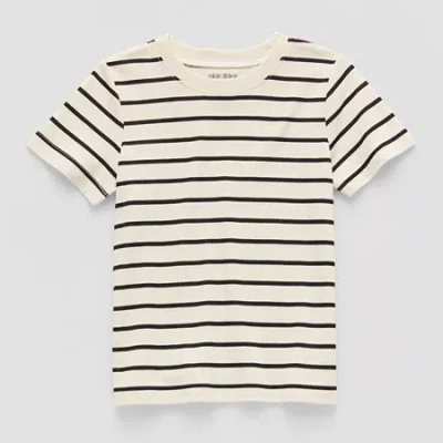 Okie Dokie Toddler & Little Boys Crew Neck Short Sleeve T-shirt In Black