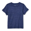 Okie Dokie Toddler & Little Boys Crew Neck Short Sleeve T-shirt In Blue