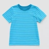 Okie Dokie Toddler & Little Boys Crew Neck Short Sleeve T-shirt In Blue