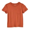 Okie Dokie Toddler & Little Boys Crew Neck Short Sleeve T-shirt In Brown