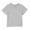 Okie Dokie Toddler & Little Boys Crew Neck Short Sleeve T-shirt In Gray