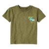 Okie Dokie Toddler & Little Boys Crew Neck Short Sleeve T-shirt In Green