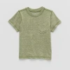 Okie Dokie Toddler & Little Boys Crew Neck Short Sleeve T-shirt In Green