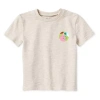 Okie Dokie Toddler & Little Boys Crew Neck Short Sleeve T-shirt In Sand