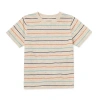 Okie Dokie Toddler & Little Boys Crew Neck Short Sleeve T-shirt In Sand