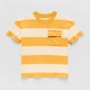 Okie Dokie Toddler & Little Boys Crew Neck Short Sleeve T-shirt In Yellow