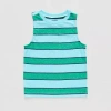Okie Dokie Toddler & Little Boys Crew Neck Short Sleeve Tank Top In Green