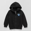 Okie Dokie Toddler & Little Boys Fleece Lightweight Jacket In Black