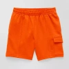 Okie Dokie Toddler & Little Boys French Terry Cargo Short In Orange
