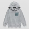 Okie Dokie Toddler & Little Boys Long Sleeve Hoodie In Gray