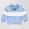 Okie Dokie Toddler & Little Boys Long Sleeve Sweatshirt In Blue