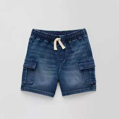 Okie Dokie Toddler & Little Boys Mid Rise Denim Short In Blue