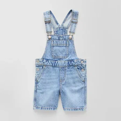 Okie Dokie Toddler & Little Boys Shortalls In Blue